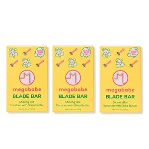 NEW 3x Megababe Blade Bar Hydrating Shaving Bar Full Size